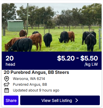 Cattle Listings 0615