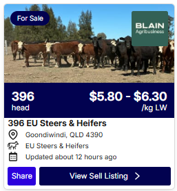 Cattle Listings 0907 2