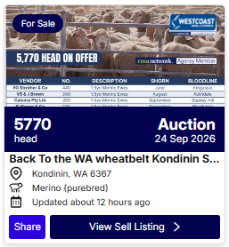 Sheep Listings 0914 1